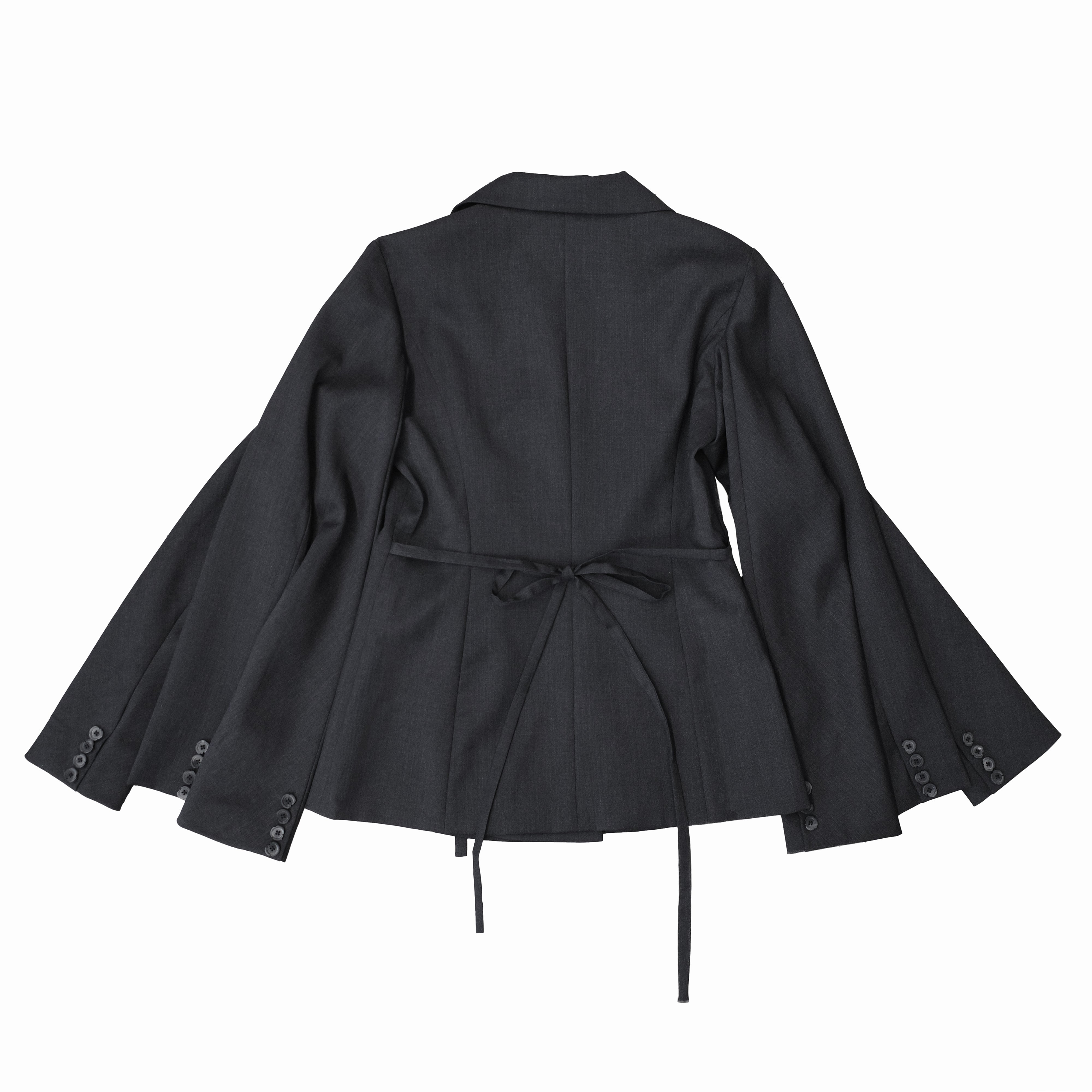 Six Sleeve Wool Blazer