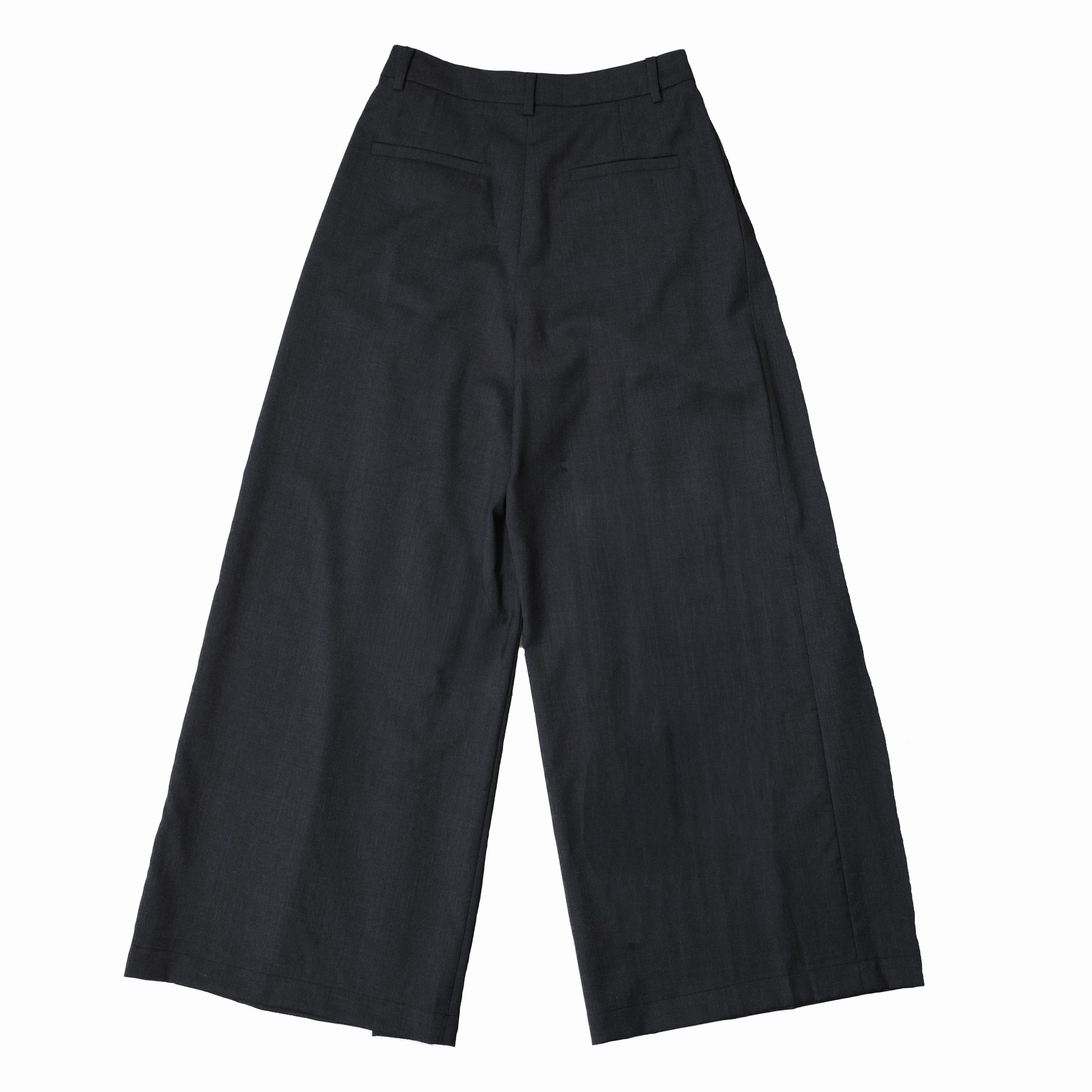 Twisted Pleats Wool Trouser