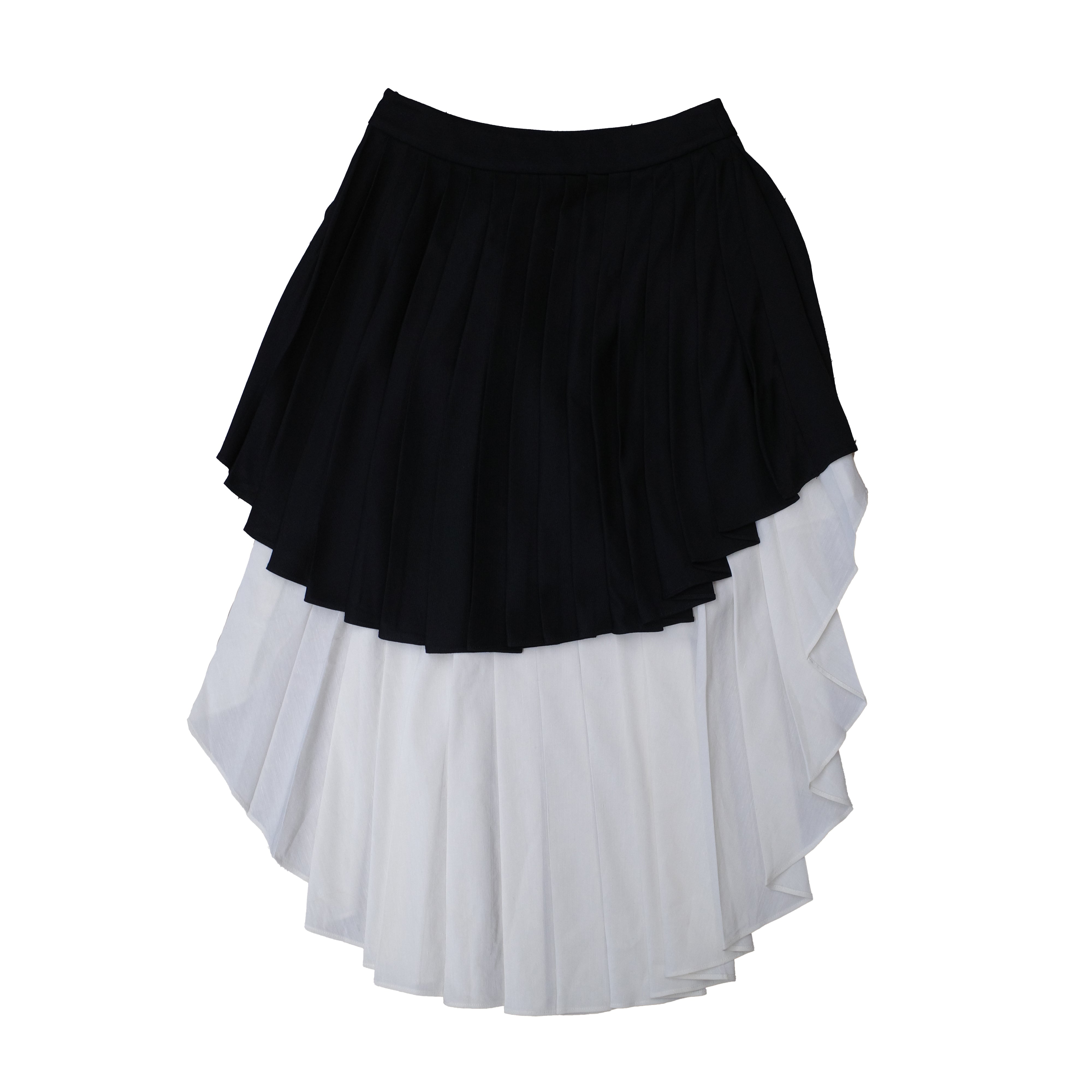 Layered Pleated Skirt