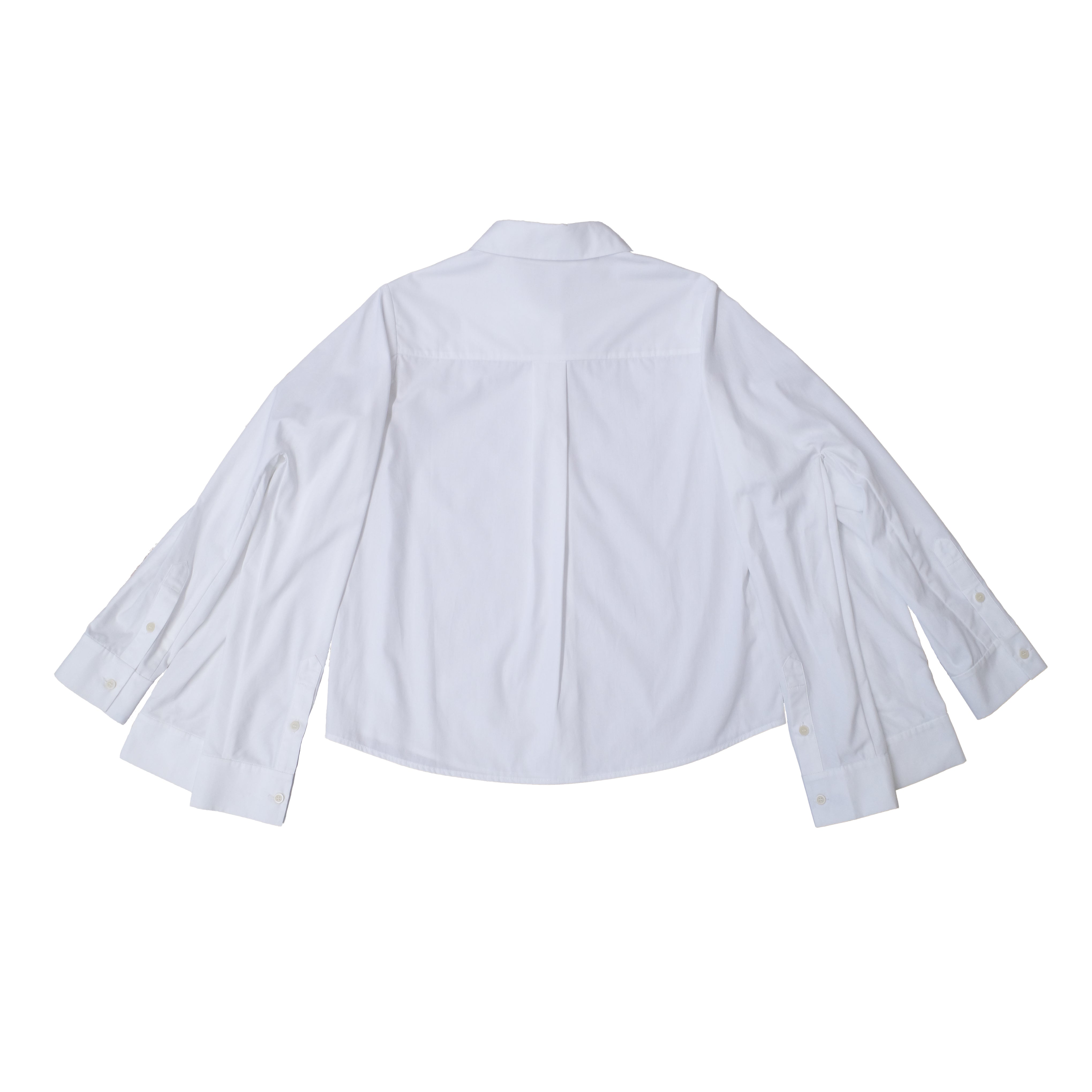 Six Sleeve Cotton Poplin Shirt