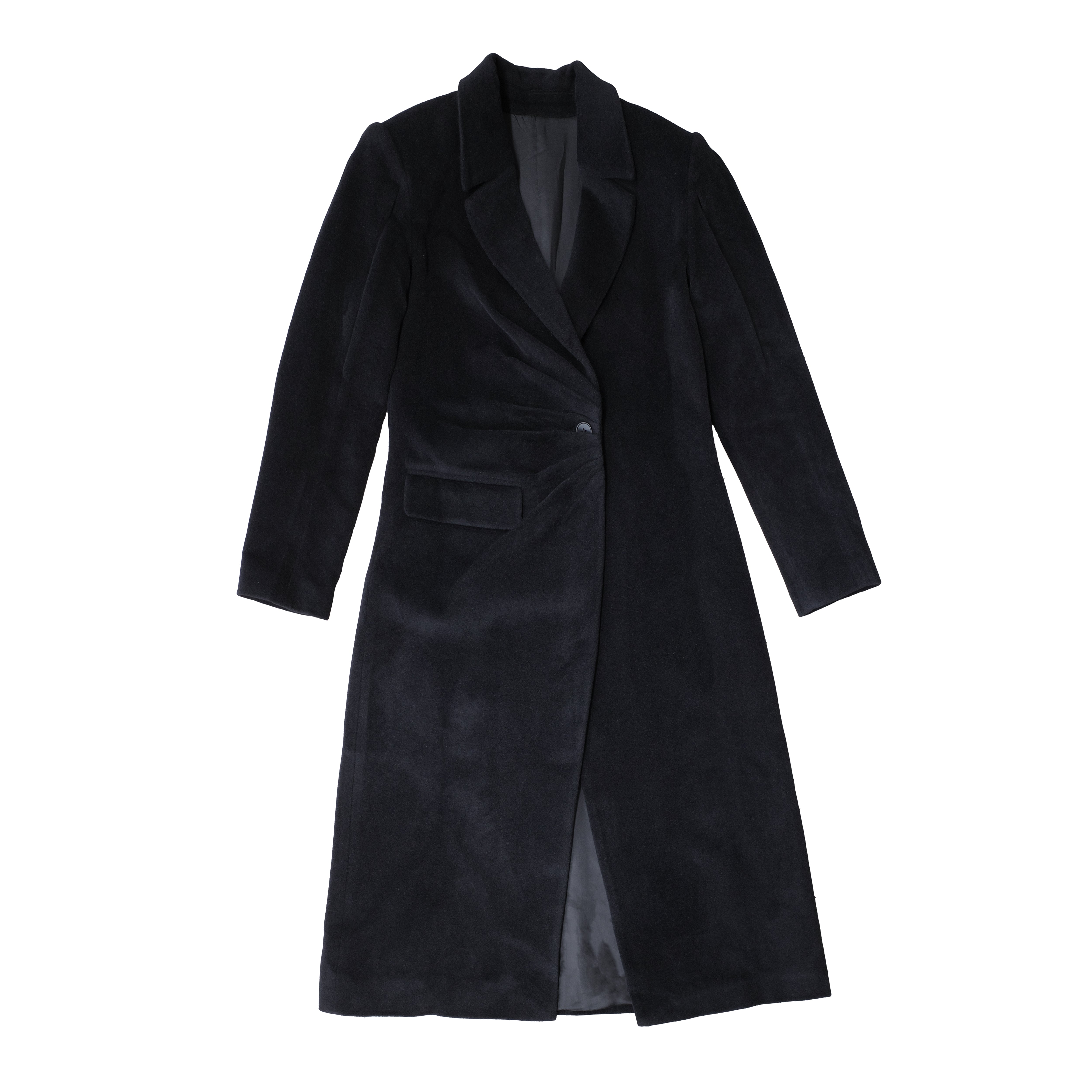 Slit Arm Wool Coat